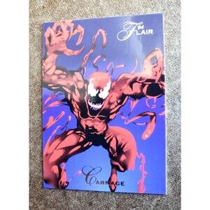 1994 FLAIR MARVEL COMICS  #NNO CARNAGE MAXIMUM CARNAGE  Trading Card #135 PART I